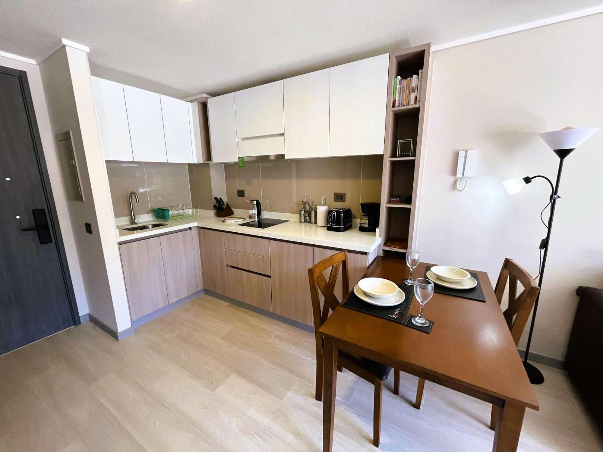 Apartamento Hom I Confortable Dpto 1d1b En Centro Santiago de Chile